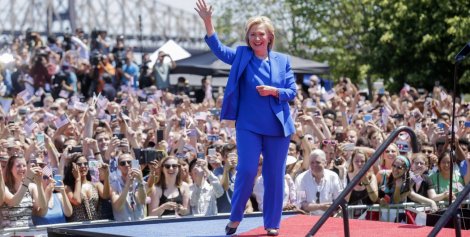 Hillary Clinton’s official campaign launched in New York City