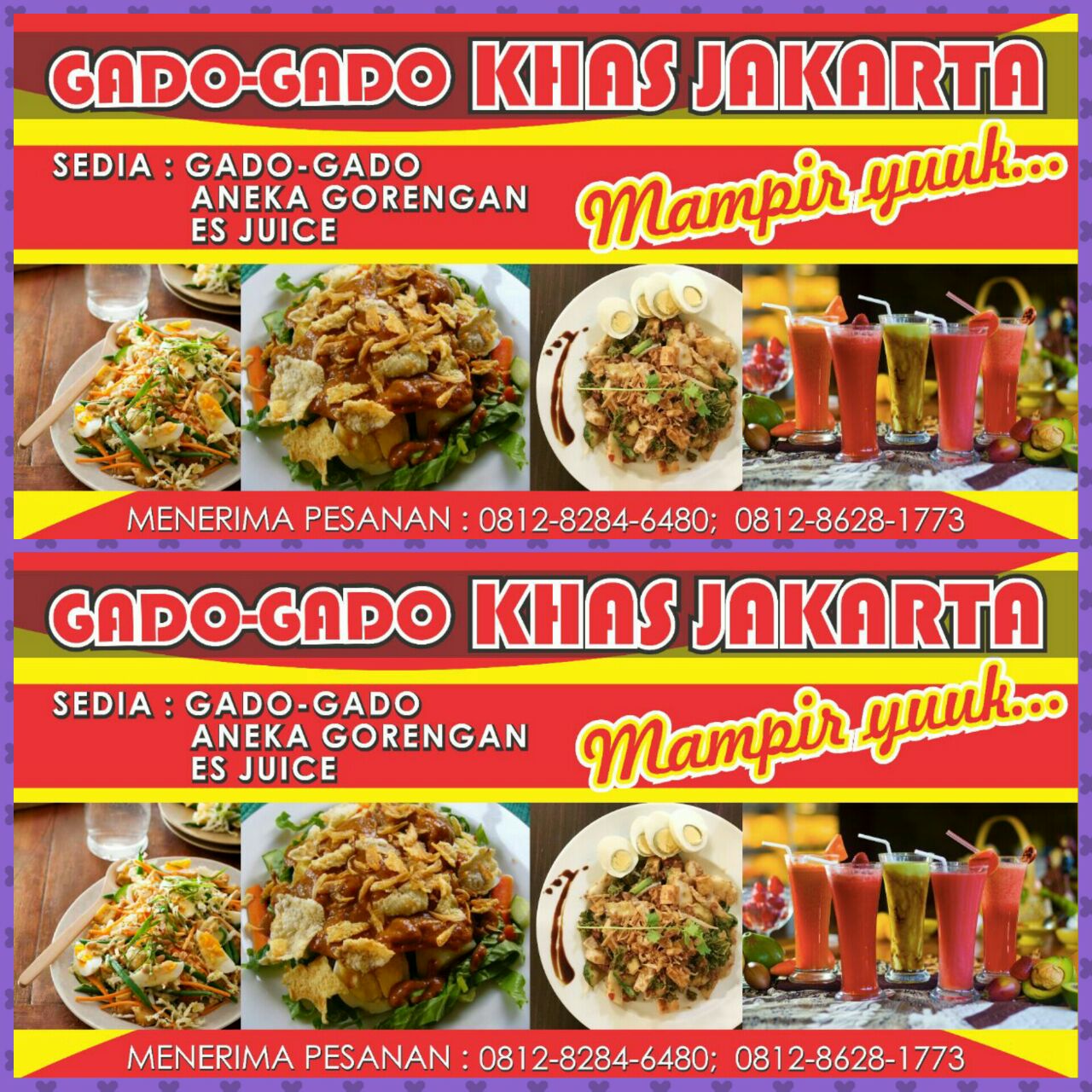 Contoh Spanduk Gado  Gado  desain spanduk keren