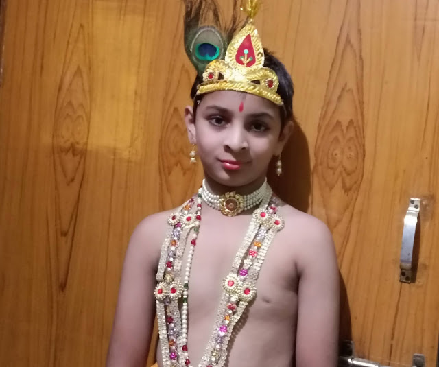 Gauransh  Raghuwanshi - Golden Market Kalluganj Najibabad - Krishna Getup