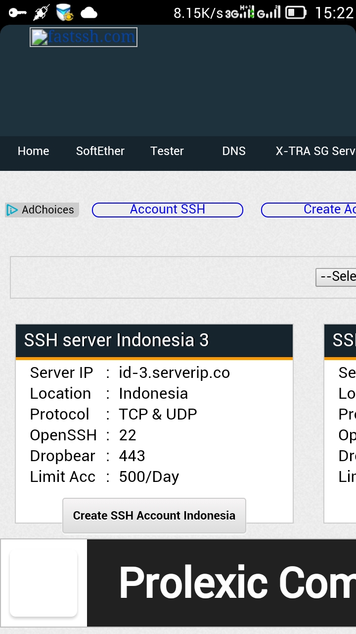 Cara Membuat Akun SSH Gratis