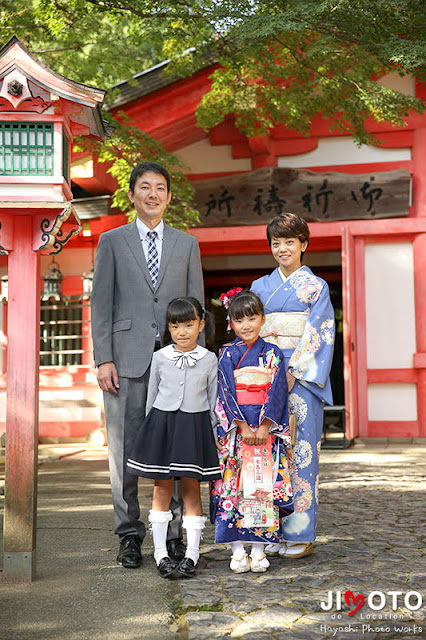 春日大社で七五三の出張撮影