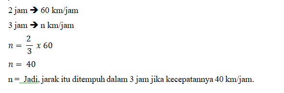 Perbandingan Senilai, Perbandingan Berbalik Nilai, Perbandingan Penjumlahan, Perbandingan Pengurangan