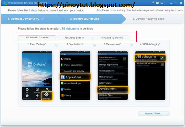 Most effective method to retrieve your video or picture in your android.