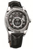 Replica Rolex Sky-Dweller White Gold Black Dial 326139