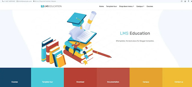 LMS Education - Plantilla para BLOGGER