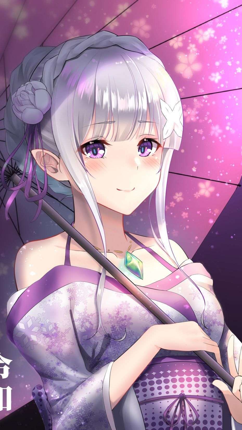 Emilia Re Zero Anime Wallpaper HD TresnaDev