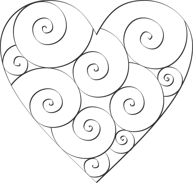  Warm Heart To Color  Modern Design Hearts Az Coloring Pages The Of  Roses 