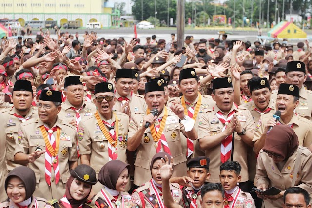 Hari Pramuka ke-61, Edy Rahmayadi: Bumi Perkemahan Sibolangit Harus Kembali ke Pramuka 