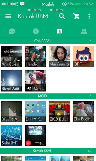 BBM MOD Full Green Light v2.13.1.14 APK Terbaru 2016