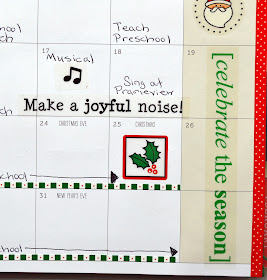 SRM Stickers Blog - December Planner Pages by Christine  -  #planner #december #stickers #christmas #borders #doilies #stitches #clearstamps #janesdoodles #borders #sentiments 