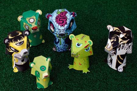 3EyedBear Paper Toys Paper People