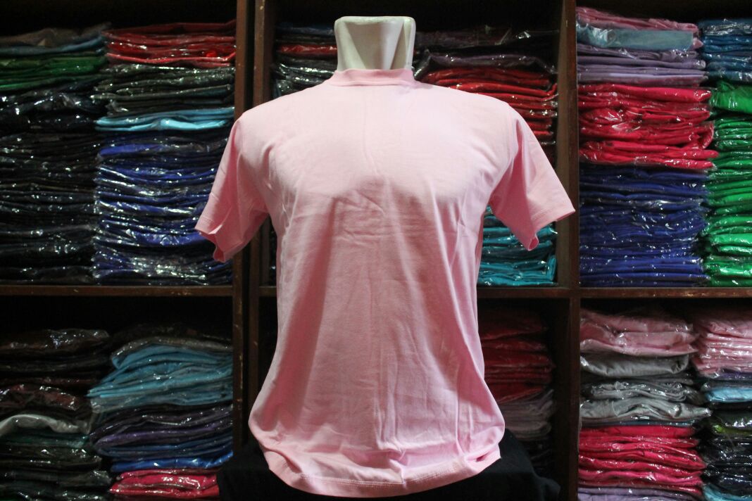  Kaos  Polos  Pendek Pink  Baby