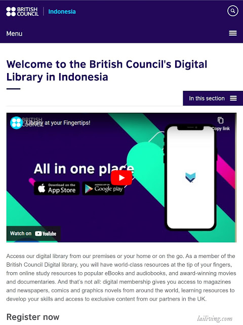 website british council library indonesia
