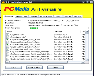 Scanning Virus oleh PCMAV