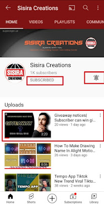 Subscriber Can Win 1000|Giveaway Notice|Sisira Creations Giveaway Notice-Job Solutions.1000 GIVEAWAY TO SUBSCRIBER|GIVEAWAY NOTICES 2021.