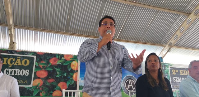 Alex Freitas, prefeito de Acajutiba, participa da 2ª Edição do Sealba+Milho+Citros em Inhambupe