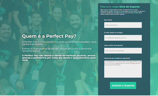 Como solicitar Reembolso no Perfect Pay