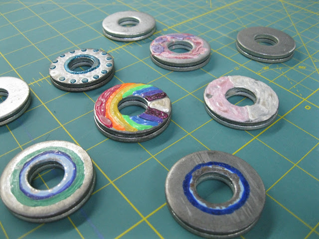 pattern weights made from washers