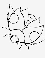 joaninha para colorir - ladybug outline