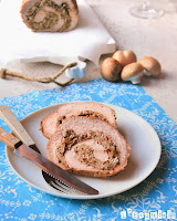 Carne rellena de paté con champiñones