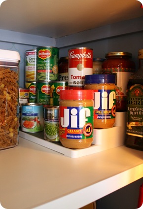 tiered can shelves