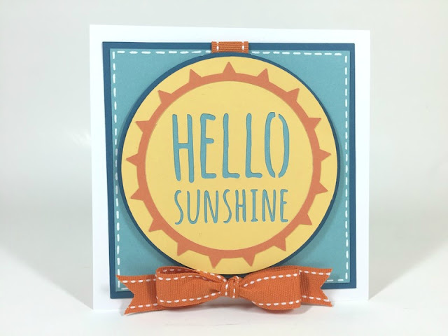 Cricut Hello Sunshine card