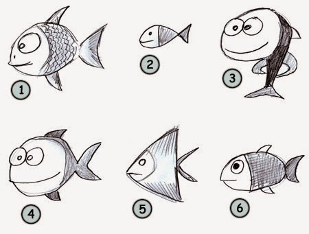 How To Draw Cartoon Fish