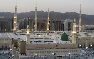 Most beautiful place to visit in the world, Gumbad e Khazra , Masjid e Nabawi in  Madina .