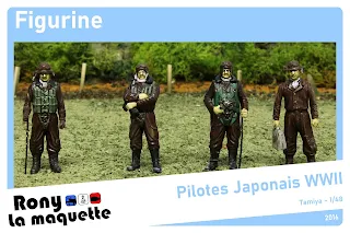 Figurine de Pilote japonais WWII de Tamiya au 1/48