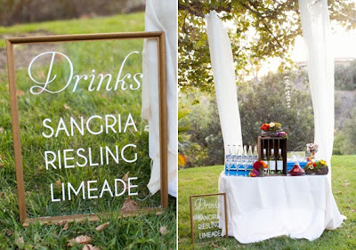 Puesto de Bebidas Refrescantes para la Boda.