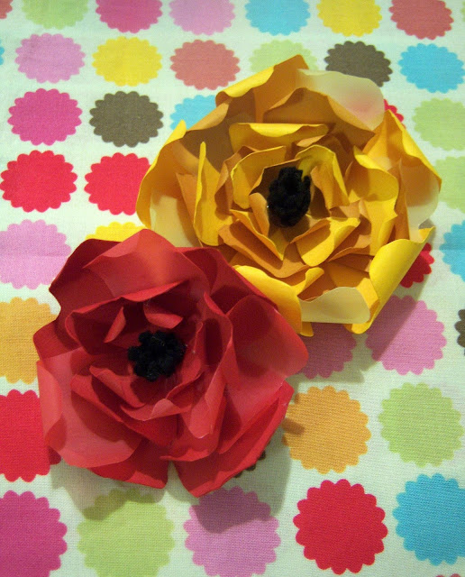 types of 6 petal flowers Paper Flower Embellishments | 516 x 640