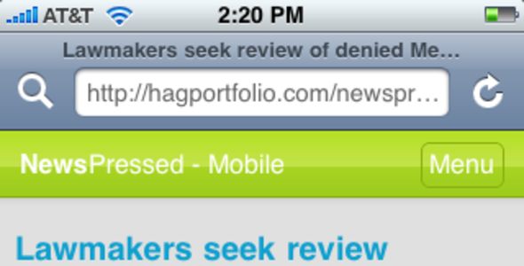 NewsPressed Mobile - News / Editorial Blog / Magazine