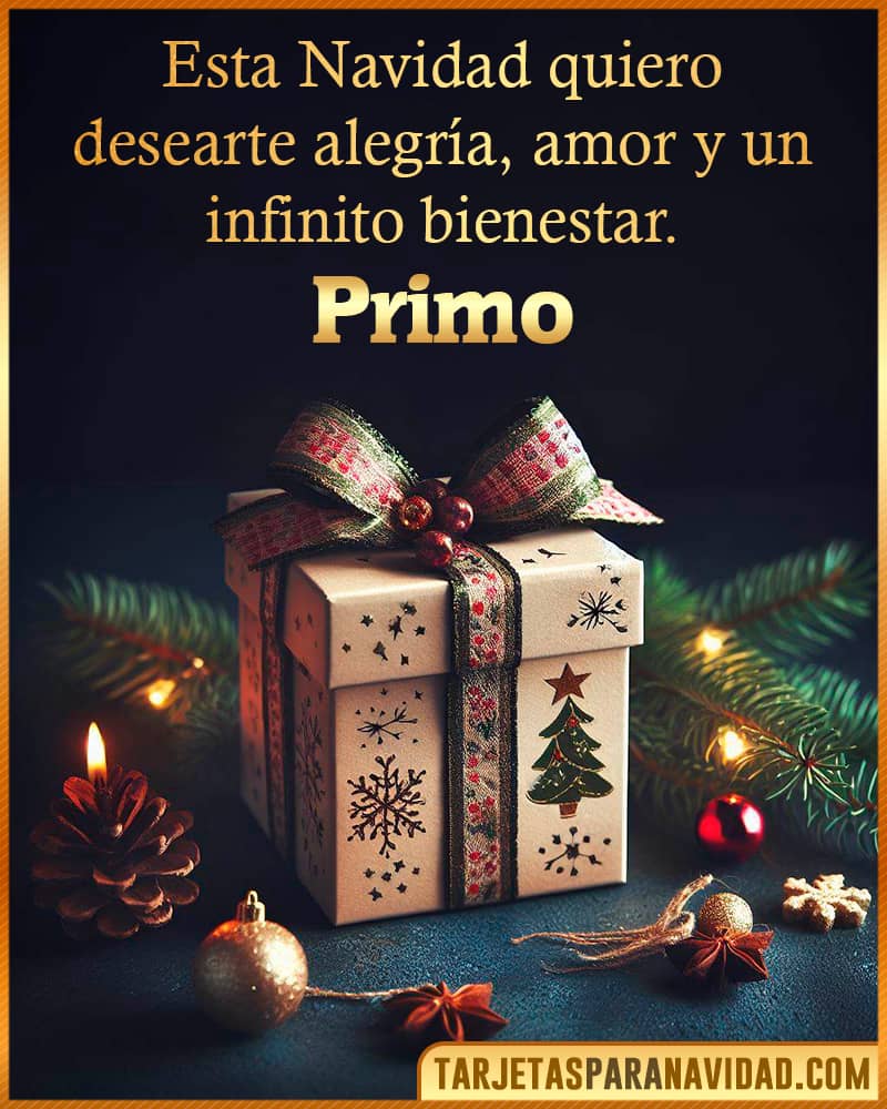 Frase para de navidad para mi Primo