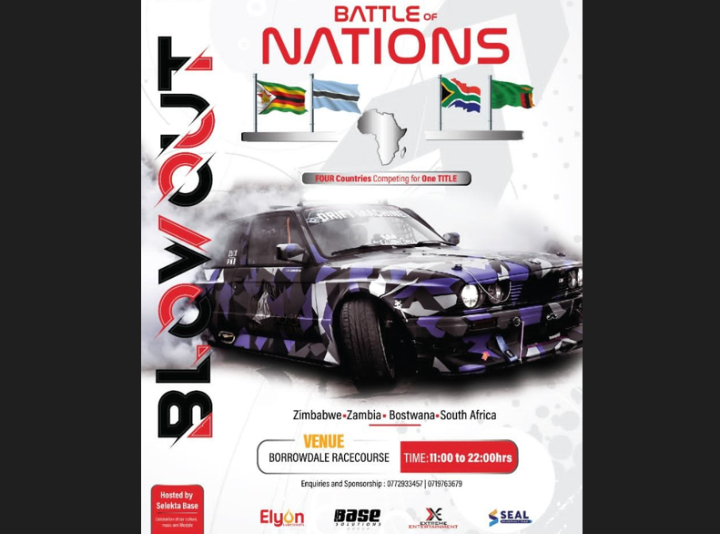 zimbabwe motorsports battle of nations blowout festival harare borrowdale selektah base