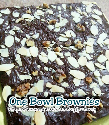 Annaqawina.blogspot.com : BROWNIES KEDUTSS - One Bowl Brownies