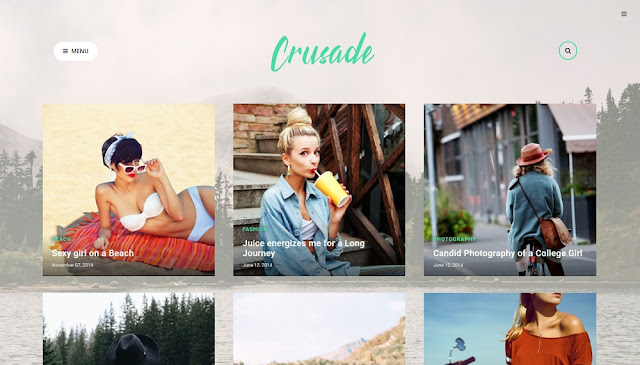 Crusade v1.0 Responsive Photography Blogger Template