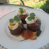 Sticky date puddings with butterscotch sauce  (Budines de dátiles con salsa butterscotch)