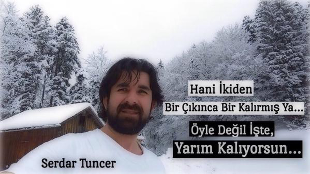 hani ikiden bir çıkınca bir kalırmış ya öyle değil işte, yarım kalıyorsun