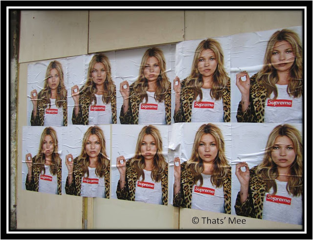 Kate Moss et Supreme, affiche Supreme