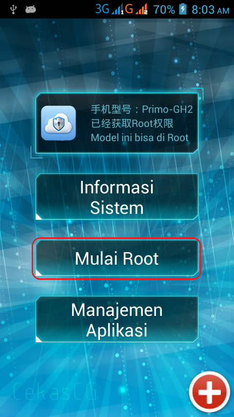 Root Master - Mulai