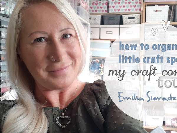 How to organize small craft corner? My craft room video tour.