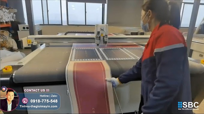 Máy cắt thảm sàn 3D khổ lớn NHANH - TỰ ĐỘNG - CHUẨN XÁC