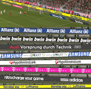 PES 2014 Bayern München Adboards and Cam Carpets