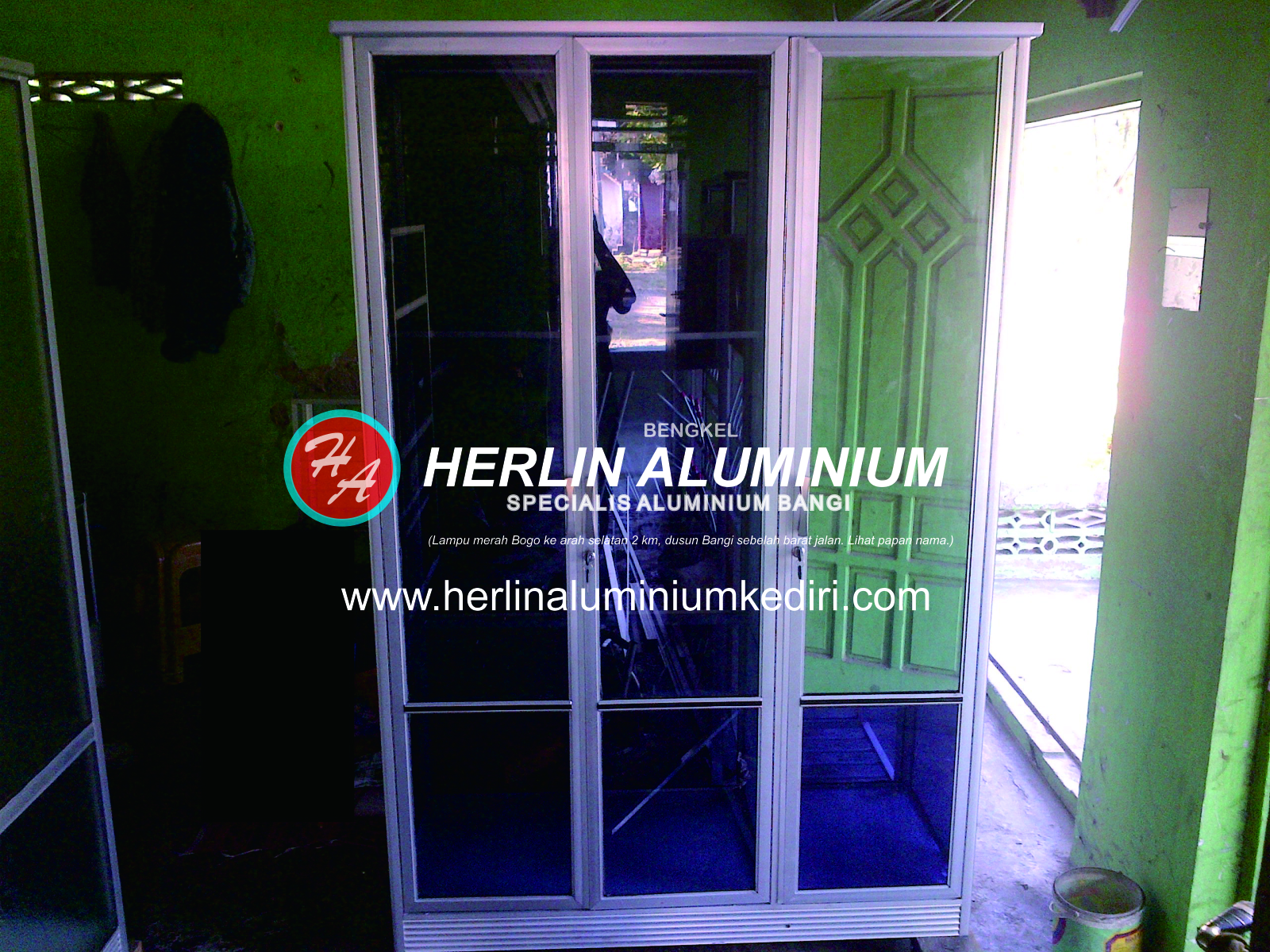 Daftar harga Lemari Pakaian Aluminium di Herlin Aluminium 