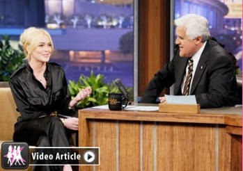 lindsay lohan tonight show with jay leno 25 april 2011