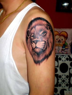 lion tattoo design, free tattoo designs