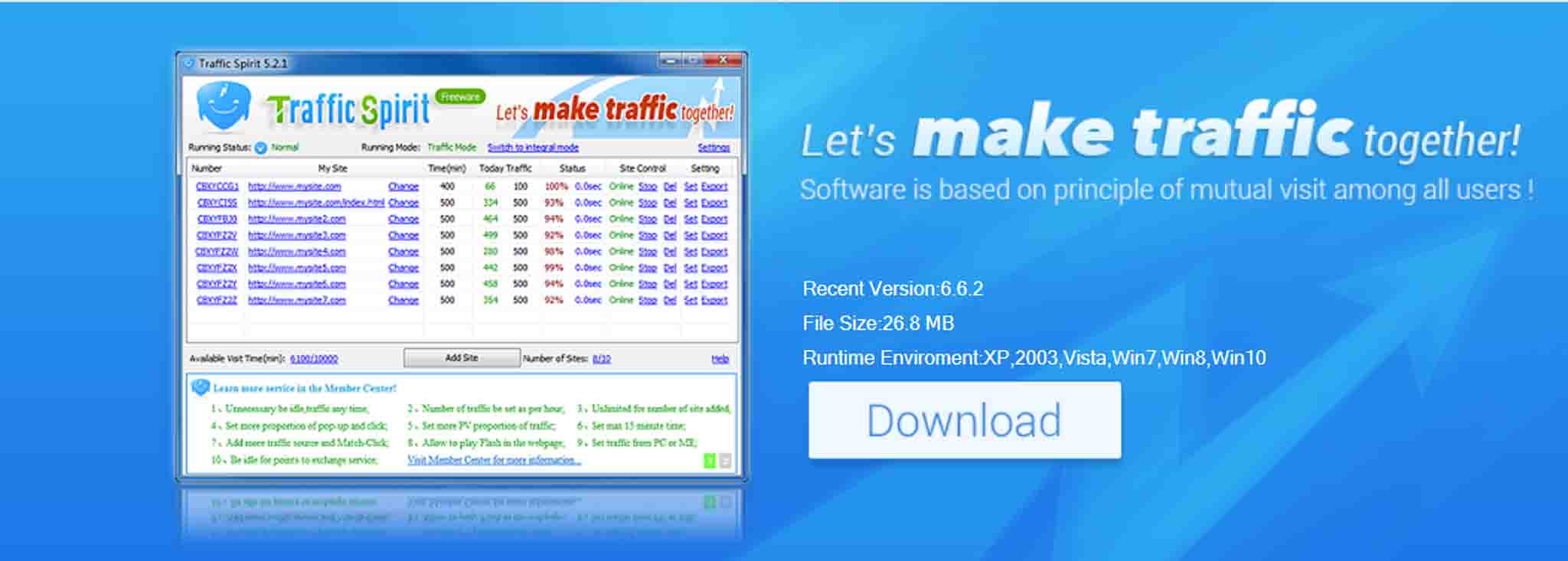 Website Traffic Spirit Latest Version