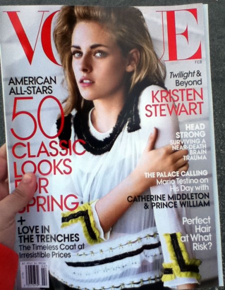 Kristen Stewart's Vogue Cover. I'm increasingly annoyed with Vogue.