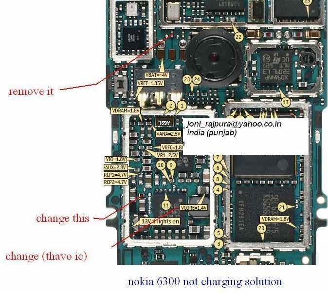 Nokia 3110c Not Charging,