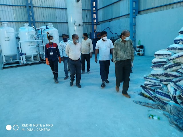  कोटा के भीमपुरा में शुरू हुआ ऑक्सीजन का उत्पादन। 
